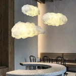 suspension luminaire led blanc nuage doux moderne salon chambre enfant salon décoratif
