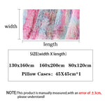 couverture peluche multicolore douce hiver portable 130x160cm moderne imprimée polyester hospitalière voyage pique nique
