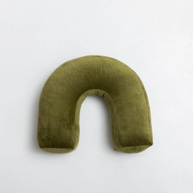 coussins décoratifs vert orange unis modernes confortables amovibles lavables adultes