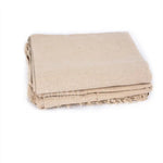 tapis lin beige clair rustique toile naturelle maison craft artisanat decoration