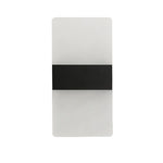 lampe murale moderne blanche noire rectangulaire adhésive chambre salon entree 22 11cm 29 11cm