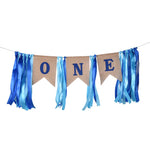 assiettes bleu clair anniversaire 1er anniversaire doré festif serviettes gobelets napkin tablecloth set festivités