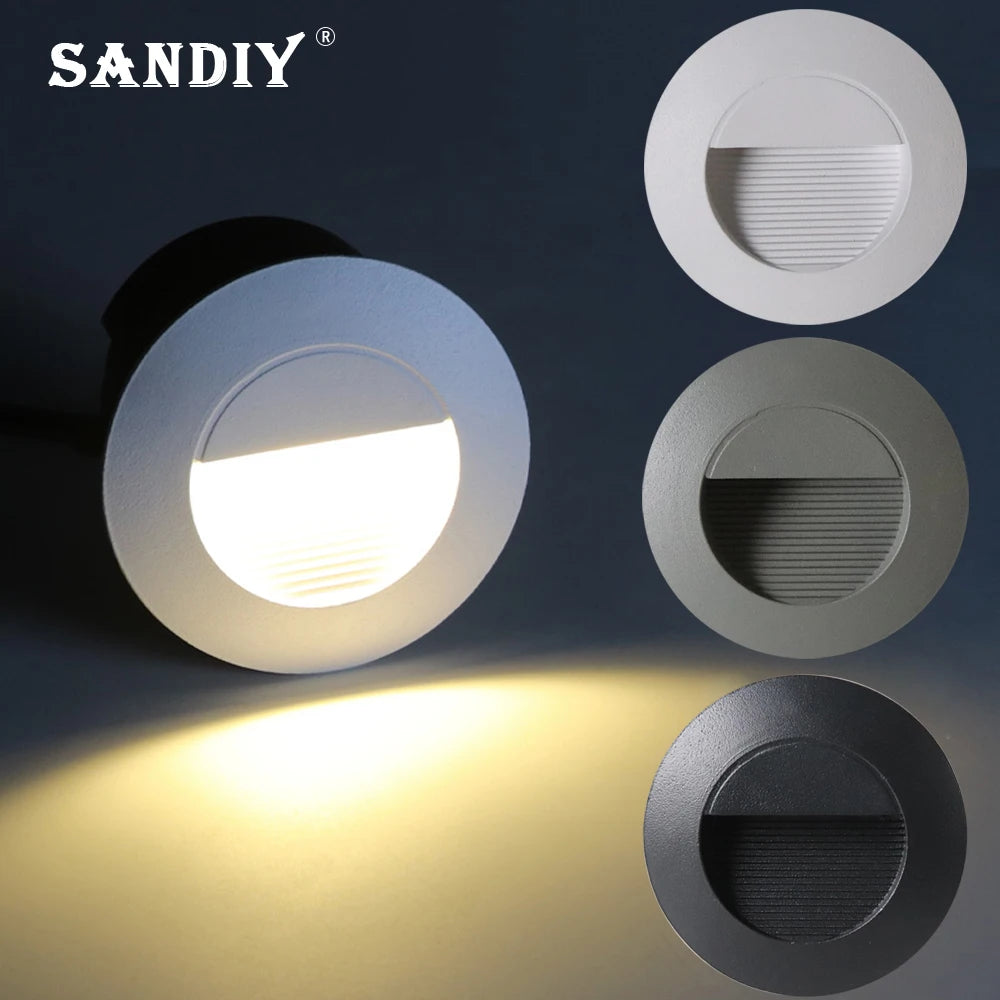 applique murale led gris blanc noir rayures horizontales moderne éclairage extérieur ip65 waterproof 3w