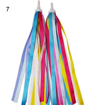 panier vélo enfant violet bleu noir moderne rayures points clips ruban décoratif