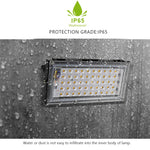 lampe led croissance plante 50w noir blanc rose grille alu moderne clips fixations