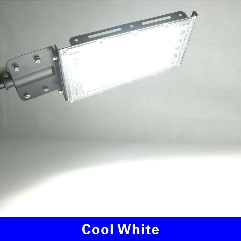 projecteur rue led ip65 noir moderne 220v 100w flux lumineux vis fixation aluminium contemporain