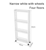 chariot rangement blanc moderne plateaux roulettes support cuisine respectueux environnement