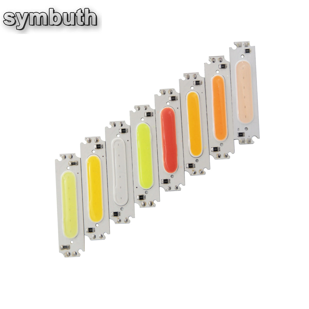 barre led 60x15mm blanc jaune orange rose moderne 2000 lumens 20000h