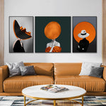 Peinture murale moderne pour décoration d'intérieur contemporaine