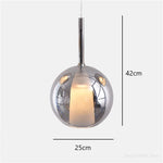 suspension lumineuse moderne transparent miroir doré led 249 2000 lumens 90 260v 5mètres carrés