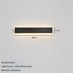 lampe murale moderne led marron clair noir blanc vis fixe minimalisteflux lumineux variable