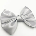 noeud papillon satiné rose clair gris rose rouge bleu clair beige noir blanc