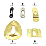 plaques fixation vis or argent noir modernes 10pcs 25pcs