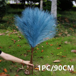 plumes artificielles rustiques décoration table mariage blanc roseclair