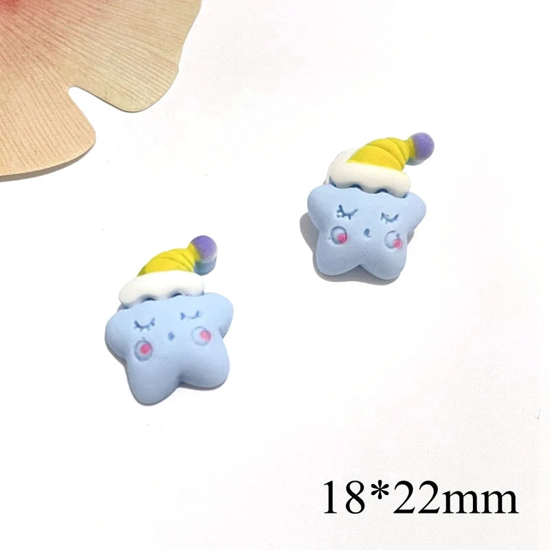 bijoux résine cartoon soleil nuage arc ciel multicolore souriant bricolage décoration artisanat ornement couverture