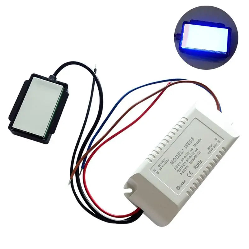 interrupteur tactile anti buée miroir led éclairage salle bain intelligent sensoriel
