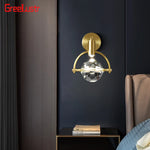 appliques murales led cristal or transparent modernes fixées mur contemporaines