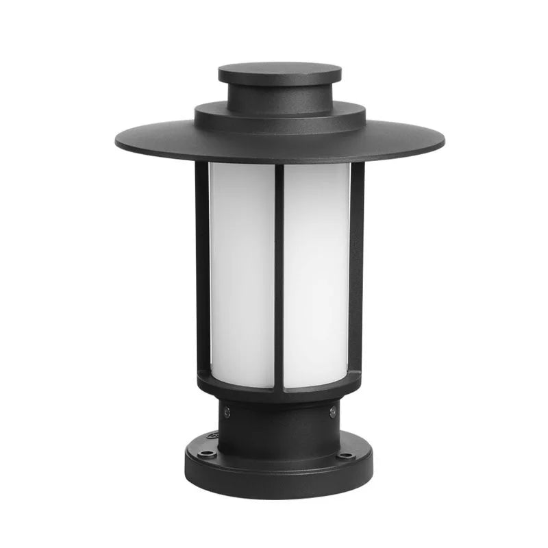 lampe sol marron foncé classique ip65 led base e27 matériau aluminium oeilletextérieur autonomeparquetintérieur