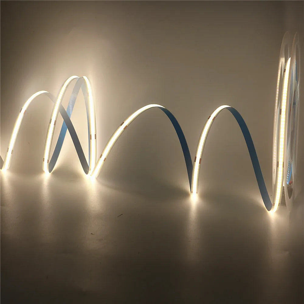 ruban led flexible blanc jaune 3000k 4000k 6000k adhésif moderne minimaliste 12v 24v 320leds