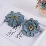 décoration intérieure fleurs artificielles lotus vintage rose vert clair mariage scrapbooking decor
