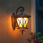 lampe murale vintage noire jaune classique éclairage cuisine chambre entrée étude écrou métallique