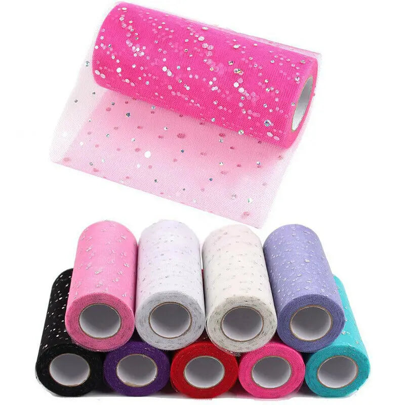 rubans décoratifs paillettes rose blanc violet noir bleu rubans festifs opaques
