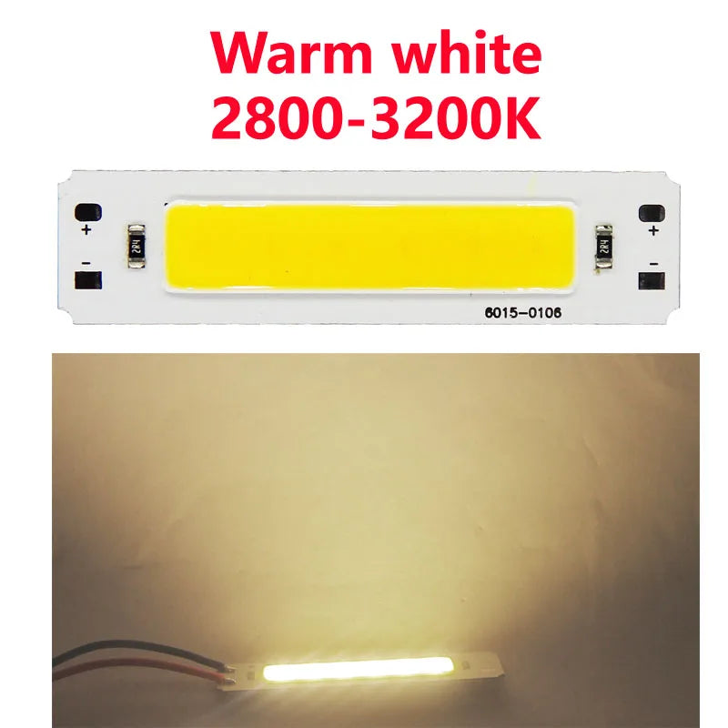 lampe led barre blanc froid jaune moderne 60mm 40mm connecteurs électrique