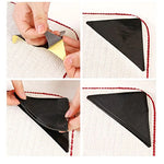 protections angulaires tapis antidérapantes silicone noir beige marron bleu rouge texturées adhésives maison salon