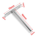 pinces mèches acier inoxydable modernes 120mm 96mm 70mm 14mmOpaque lisses argentées
