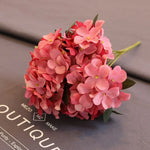 fleur artificielle rose thé soie bouquet rouge blanc décoration mariage maison jardin