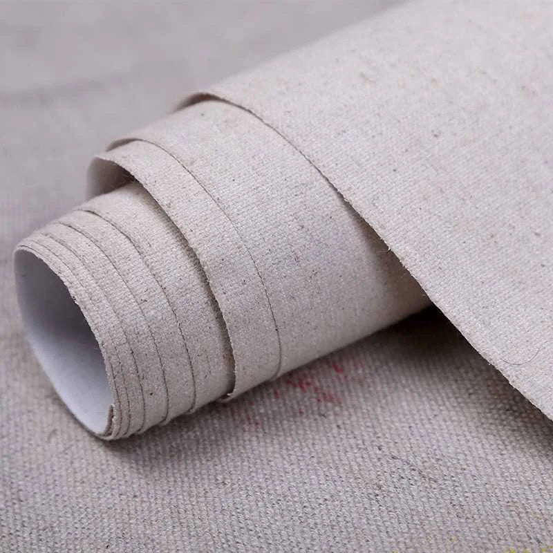 toile lin naturelle rustique 5m longueur 28cm largeur beige clair