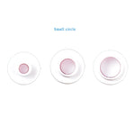 embouts gâteau coeurs fleurs étoiles formes géométriques blanc rouge violet rose jaune