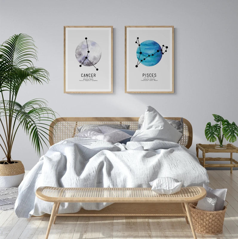 Comparaison des tailles disponibles pour déco murale