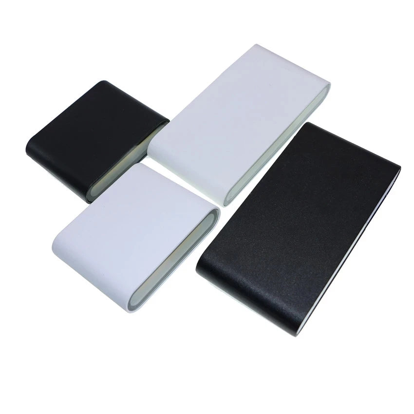 applique murale led ip65 étanche 6w 12w noir blanc contemporaine fixée adhésif