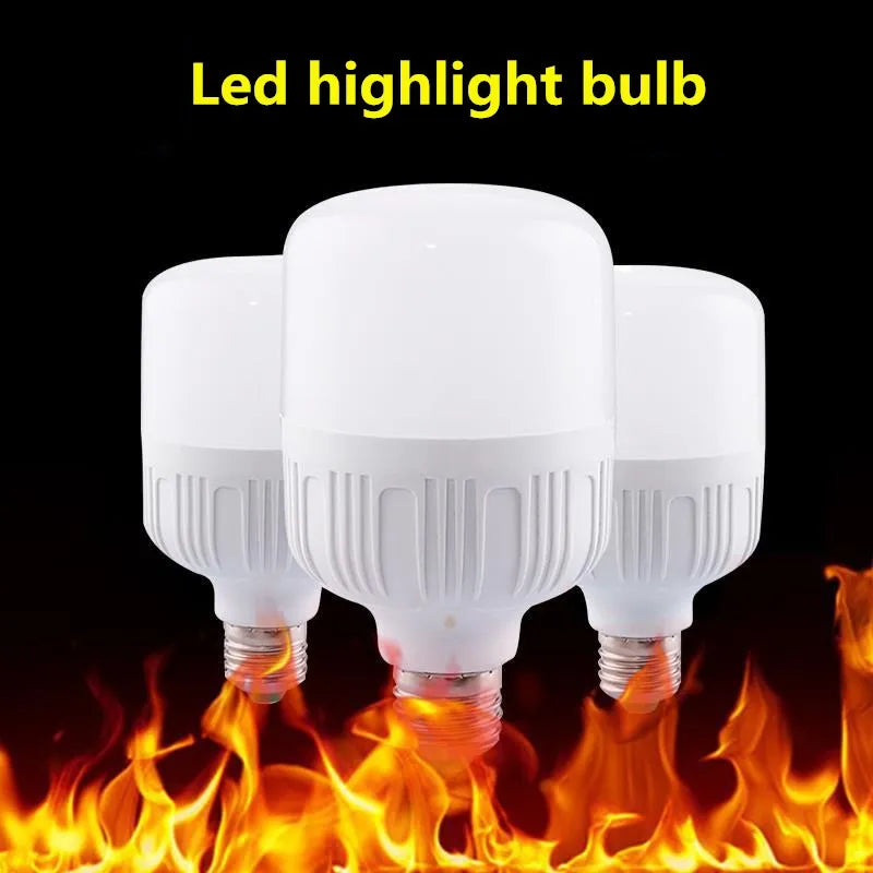 Ampoule LED 15W 20W 30W 40W 50W E27 blanc rayures verticales moderne