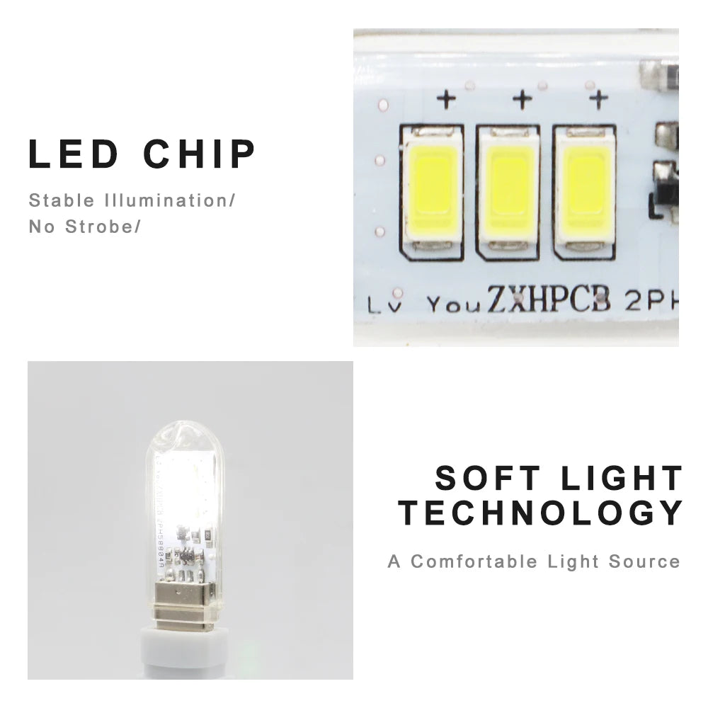 lampe led rechargeable moderne adhésive rouge bleu vert blanc transparent usb tactile