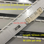 ruban led blanc moderne 523mm 3w led intégrées éclairage intérieur abs qualité industrielle