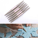 pinceaux outils modelage pâte modeler pâtisserie décoration gâteau plastique couleur assortie