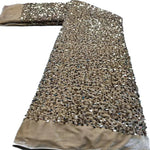 écharpe élégante dentelle velours rouge paillettes broderie trois dimensions mariage