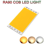 plaque led cob or gris moderne 1000lm 12v 50000h fixations