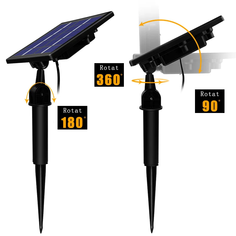 guirlande lumineuse solaire édison 12 ampoules led 300cm câbles noirs panneau inclinable vintage extérieur