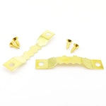 crochets métalliques clips vis or argent noir zinc modernes utilitaires 8x45mm