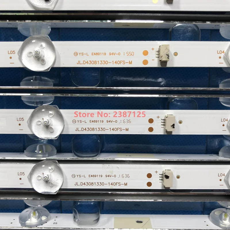 bande led blanc moderne adhésif 8led 755mm connecteurs électriques professionnel