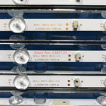 bande led blanc moderne adhésif 8led 755mm connecteurs électriques professionnel