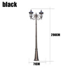 lampe rue industrielle led bronze élégante vintage ip65 éclairage public fer aluminium hand brushed