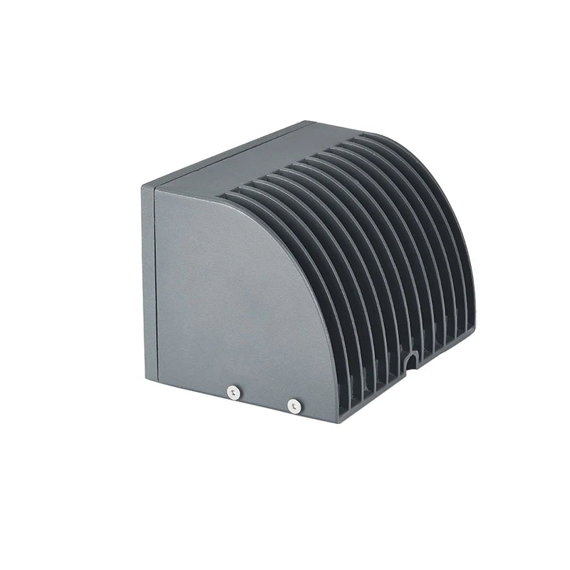 projecteur led extérieur gris aluminium ip67 moderne puissant mur câble noir fixe