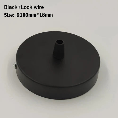 disque suspension moderne blanc noir pendaison lampe mur chinois porte