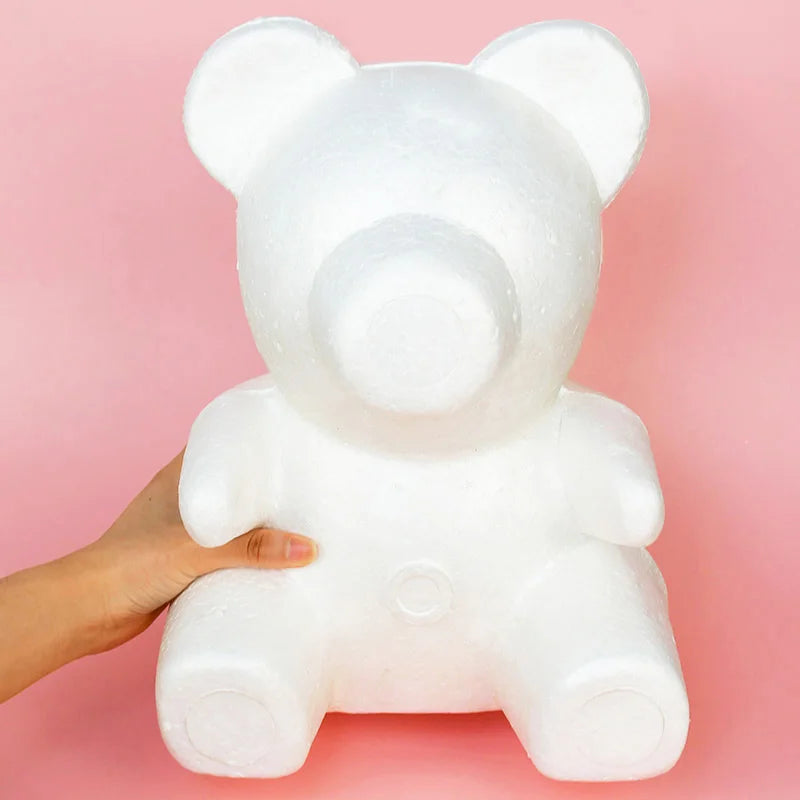 Décoration intérieure avec ours en polystyrène pour projets créatifs