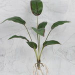 décoration intérieure plante artificielle verte feuilles modernes sans pot