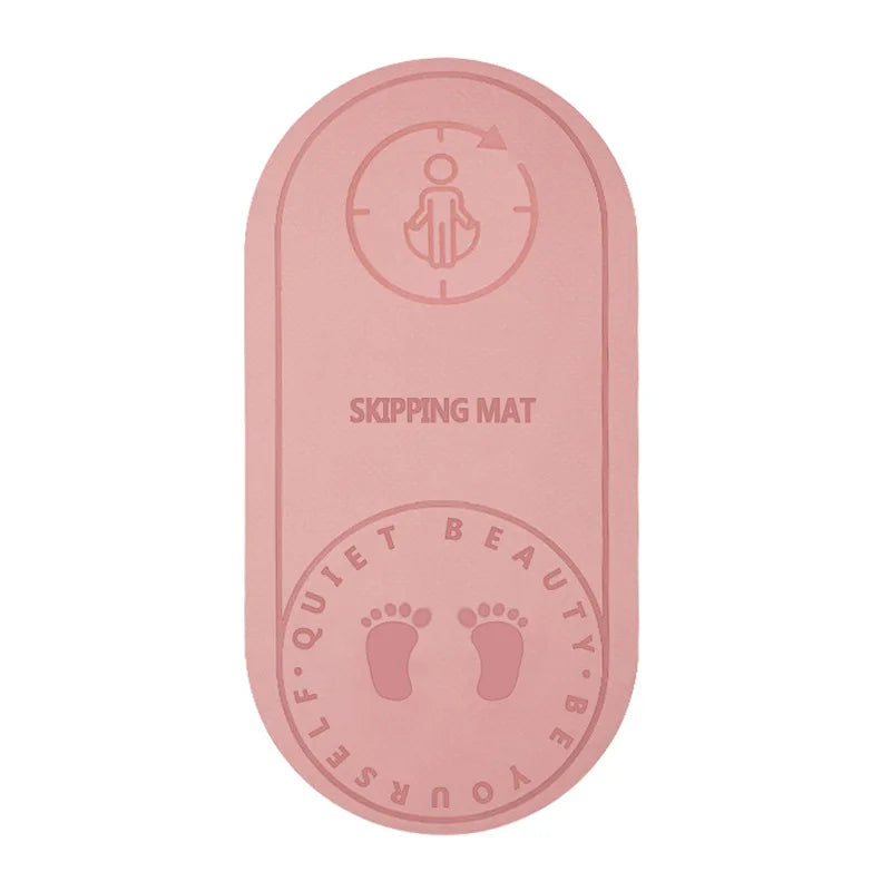 tapis saut yoga gris rose antidérapant gravure sportif fitness exercices nhà tập luyện